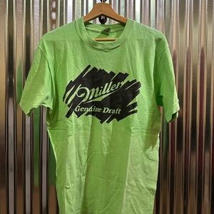 Fruit of the Loom Bright Green Graphic Tee